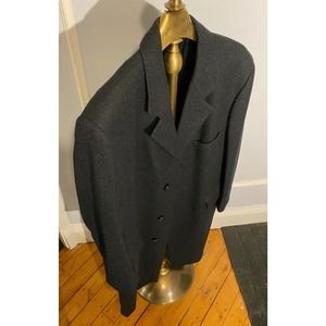 Brooks Brothers Lambs Wool Long Overcoat Jacket